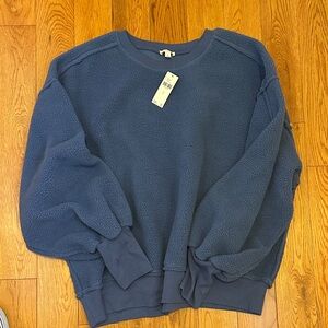 Pilcro Anthropologie fleece sweater NWT